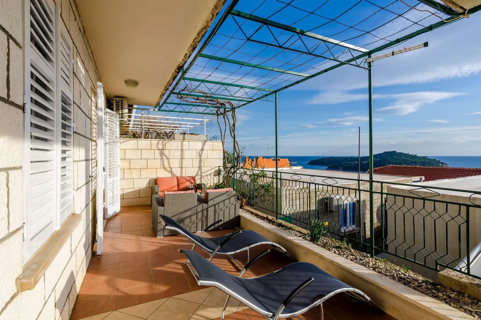 Apartments Isabora - Two-Bedroom Apartment with Terrace and Partial Sea View (Nea)-Terrace