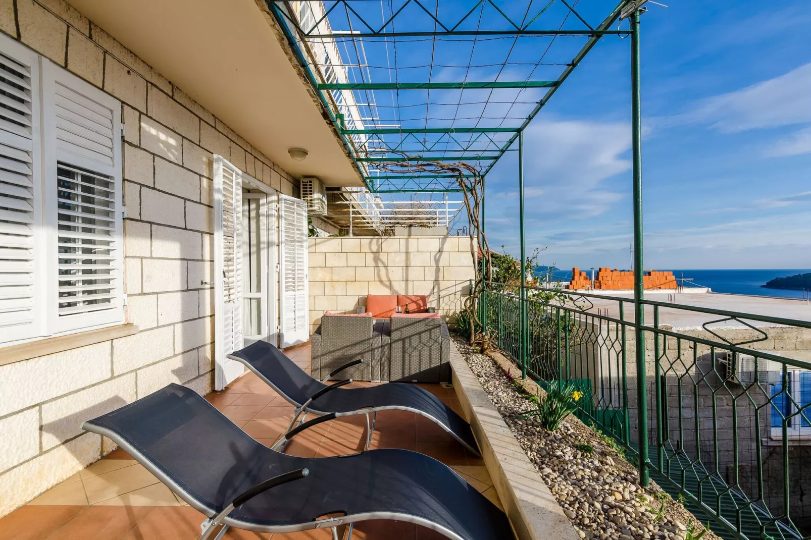 Apartments Isabora - Two-Bedroom Apartment with Terrace and Partial Sea View (Nea)-Terrace