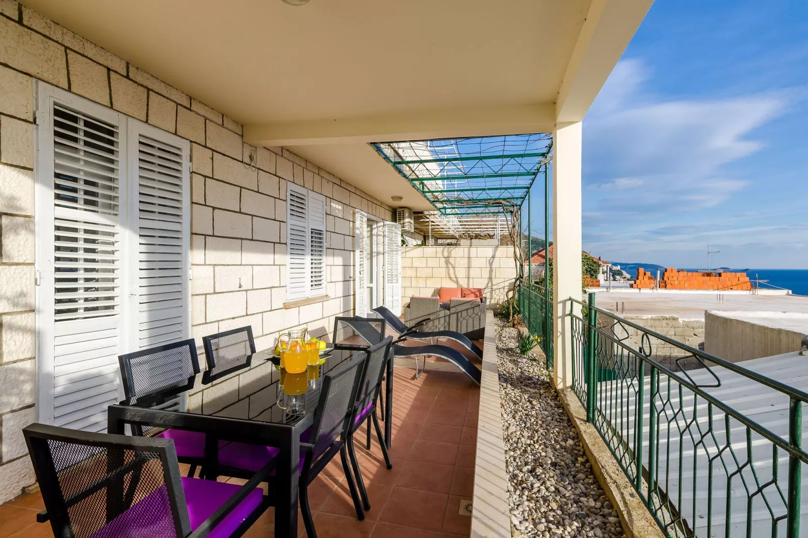 Apartments Isabora - Two-Bedroom Apartment with Terrace and Partial Sea View (Nea)-Terrace