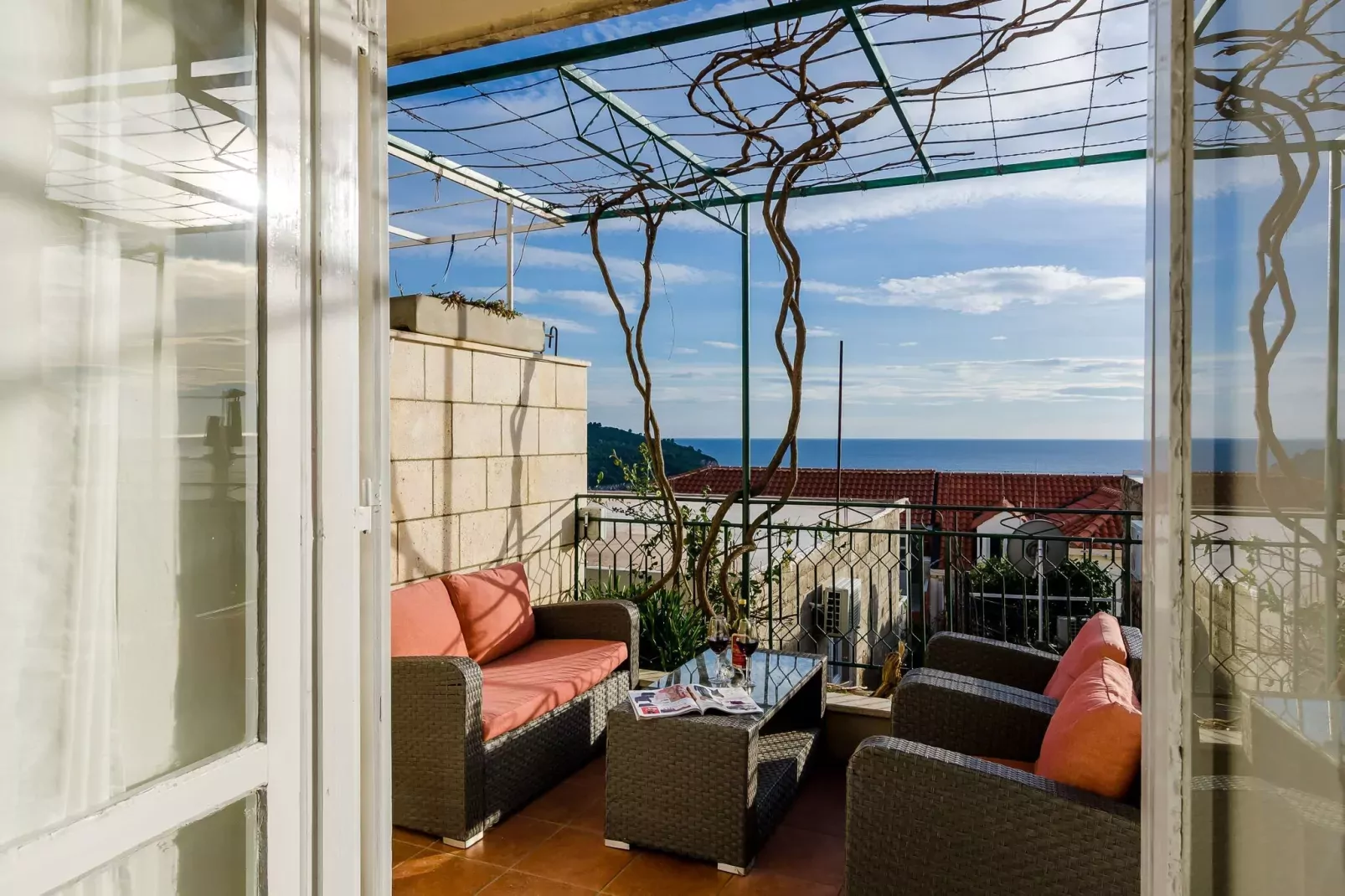 Apartments Isabora - Two-Bedroom Apartment with Terrace and Partial Sea View (Nea)-Terrace