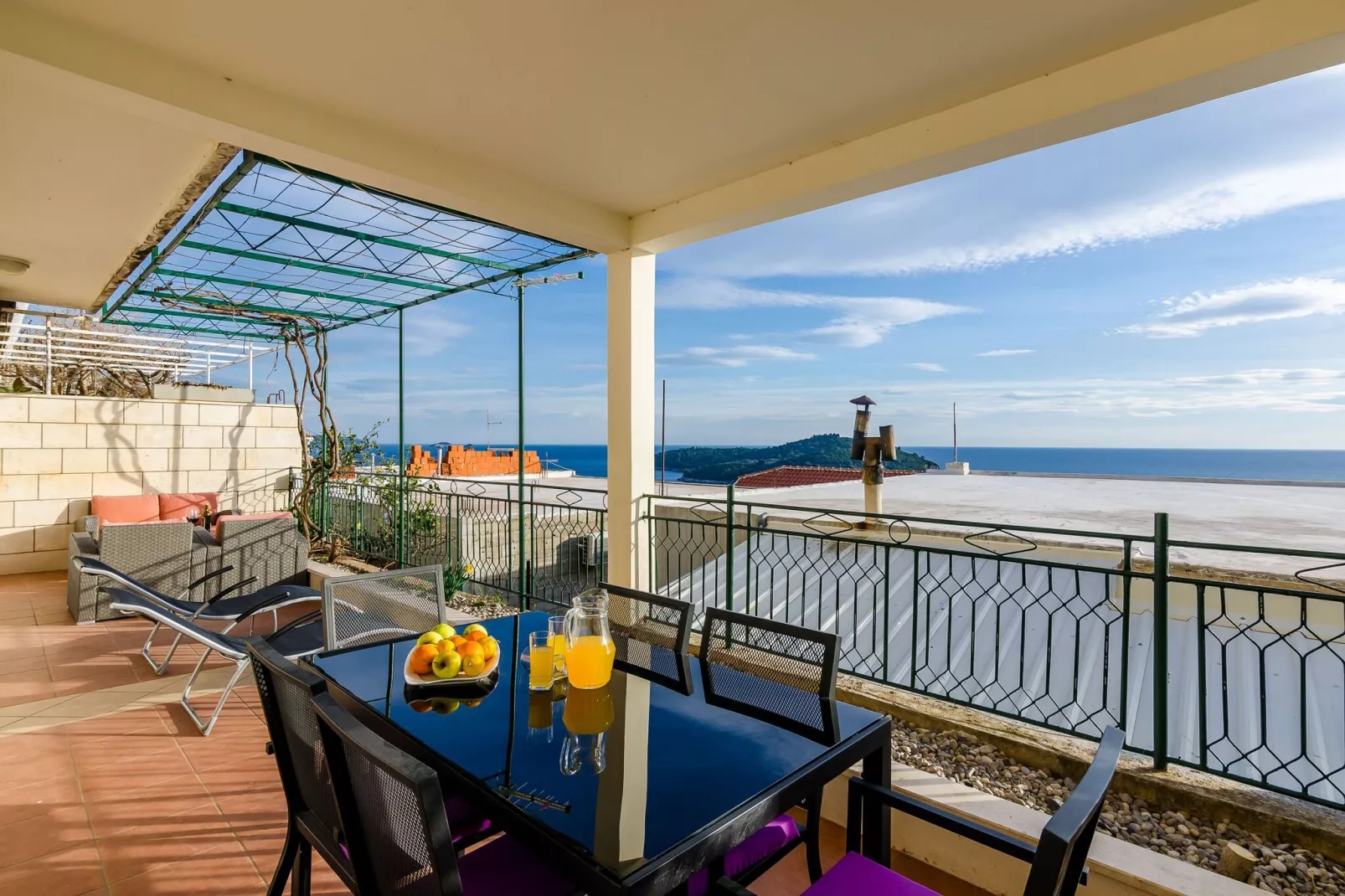 Apartments Isabora - Two-Bedroom Apartment with Terrace and Partial Sea View (Nea)-Terrace