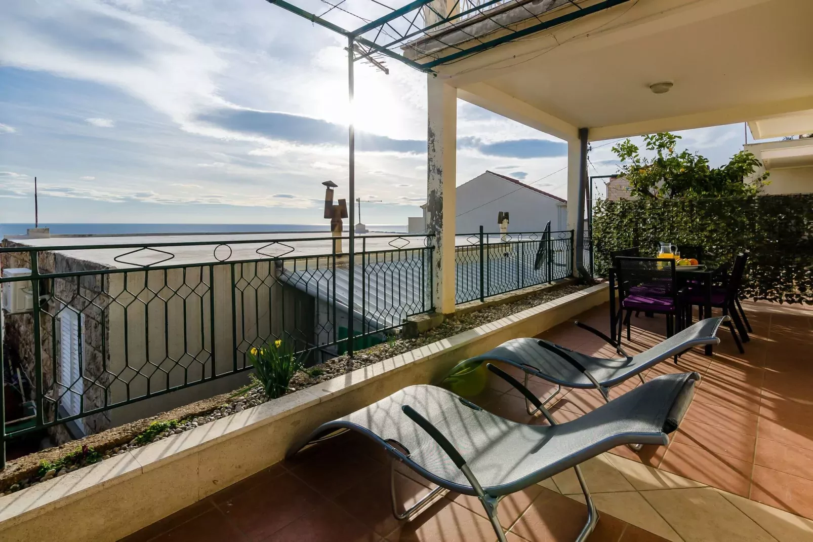 Apartments Isabora - Two-Bedroom Apartment with Terrace and Partial Sea View (Nea)-Terrace