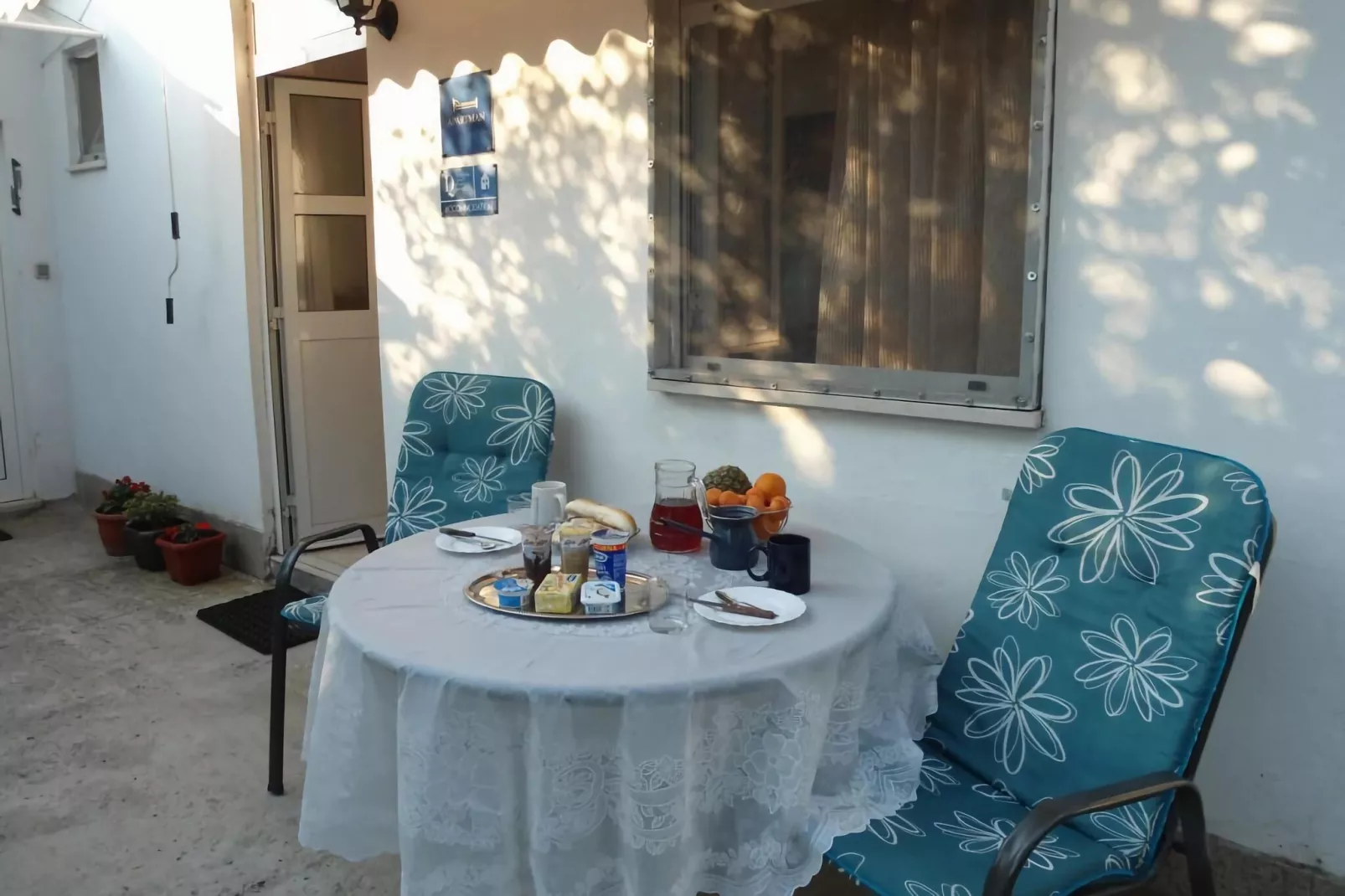 Apartment Mateo Lapad - Studio Apartment with Terrace and Garden View-Terrace balcony