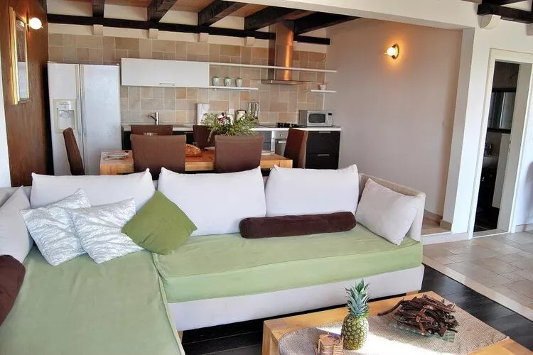 Villa Tony - Five Bedroom Villa with Terrace, Swimming Pool and Sea View-Wohnzimmer