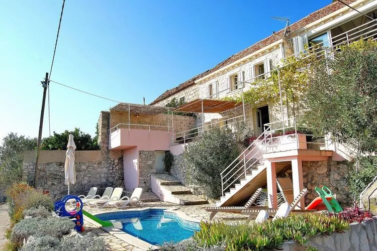 Villa Tony - Five Bedroom Villa with Terrace, Swimming Pool and Sea View-Außenbereich
