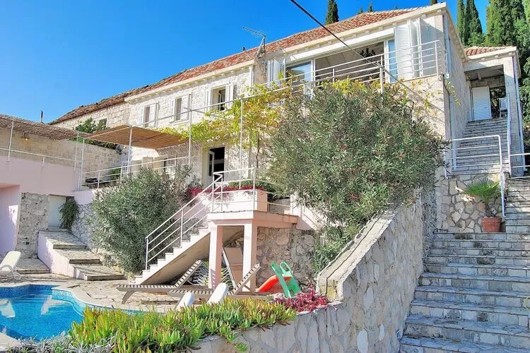 Villa Tony - Five Bedroom Villa with Terrace, Swimming Pool and Sea View-Außenbereich