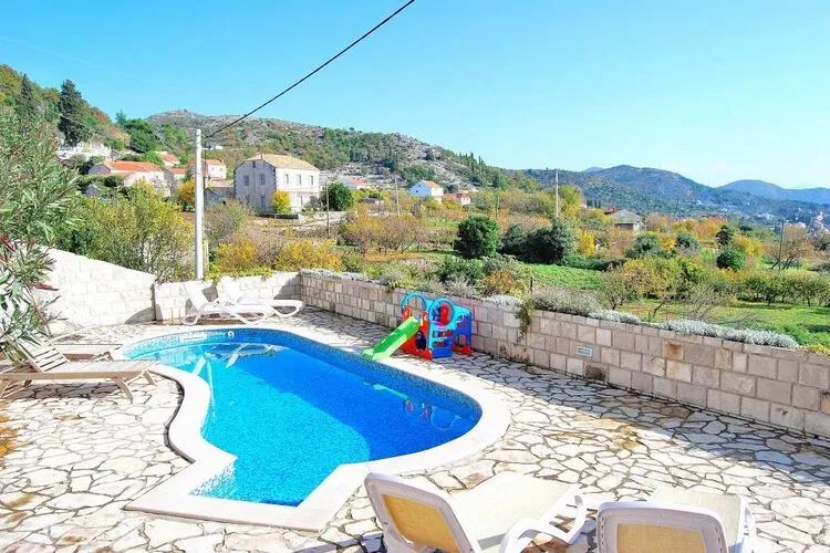 Villa Tony - Five Bedroom Villa with Terrace, Swimming Pool and Sea View-Schwimmbad