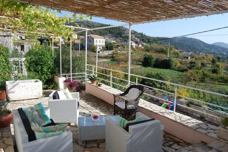 Villa Tony - Five Bedroom Villa with Terrace, Swimming Pool and Sea View-Terrasse