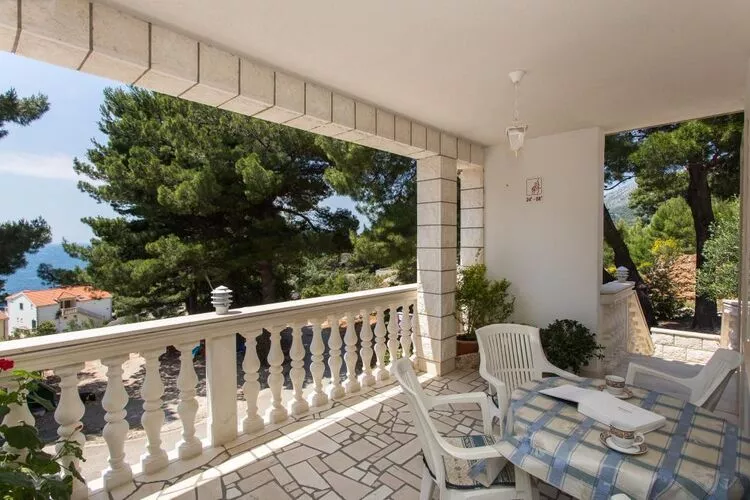 Apartments Villa Dingač-Borak - One Bedroom Apartment with Balcony and Sea View No. 2-Terrace balcony