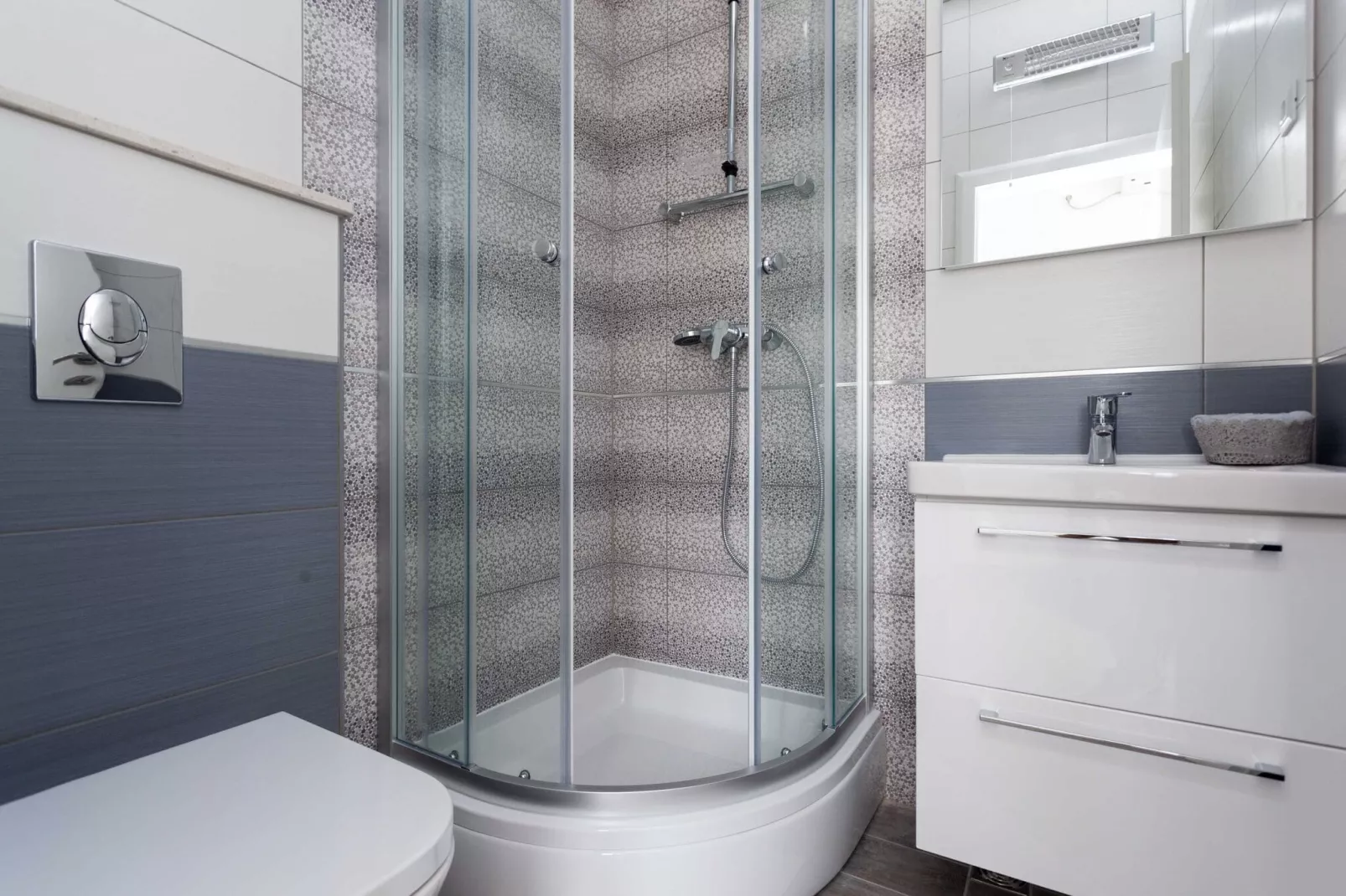 Apartments Villa Dingač - Borak - Two Bedroom Apartment with Balcony and Sea View (Silver)-Salle de bain