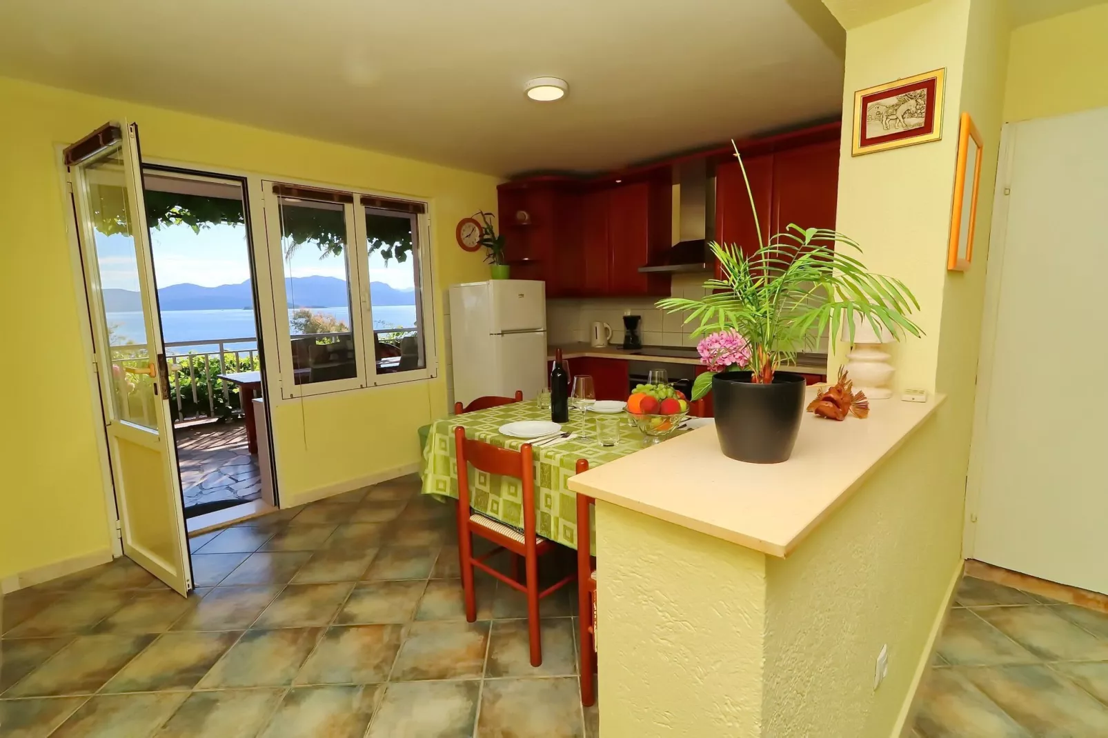 Apartments Stipo - Comfort One Bedroom Apartment with Terrace and Sea View (A1)-Esszimmer