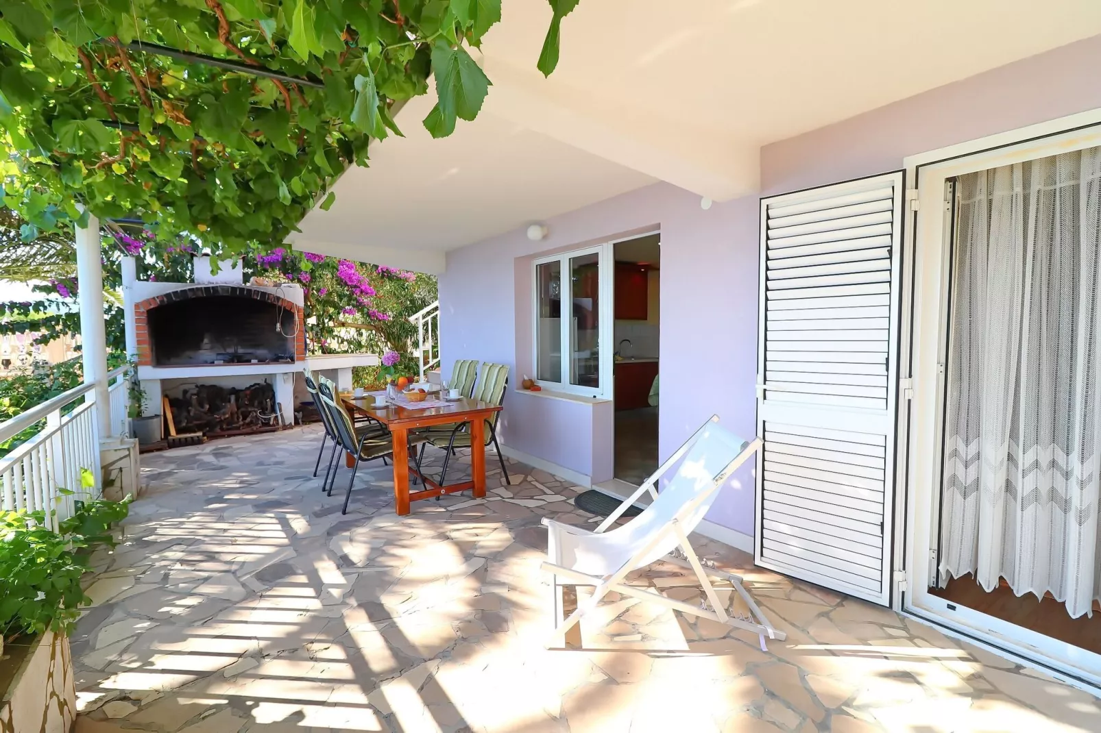 Apartments Stipo - Comfort One Bedroom Apartment with Terrace and Sea View (A1)-Terrasse