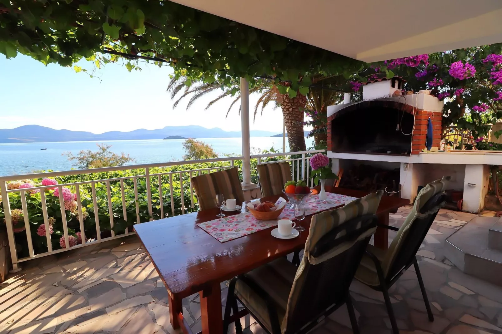 Apartments Stipo - Comfort One Bedroom Apartment with Terrace and Sea View (A1)-Terrasse