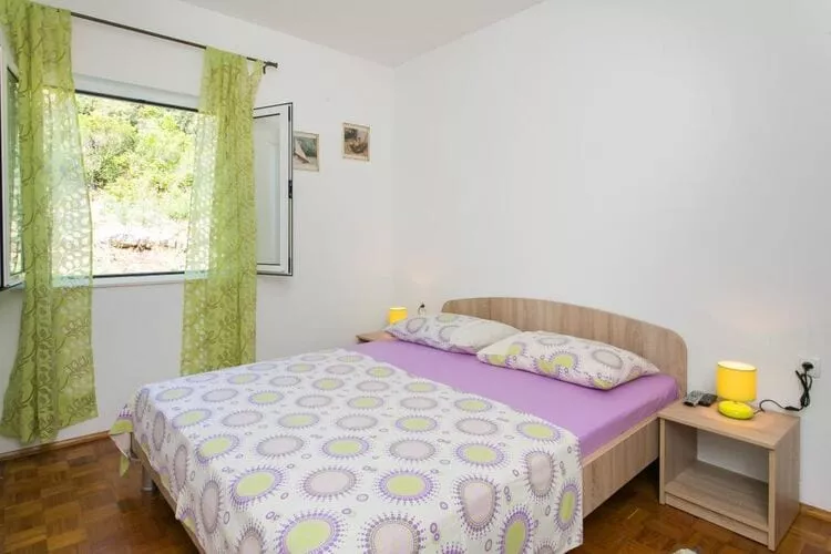 Apartments Stipo - Two Bedroom Apartment with Balcony and Sea View (A3)-Bedroom