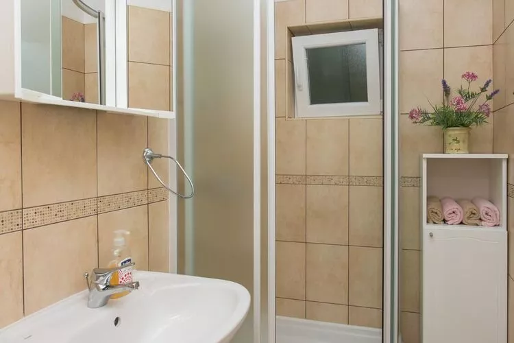 Apartments Stipo - Two Bedroom Apartment with Balcony and Sea View (A3)-Bathroom