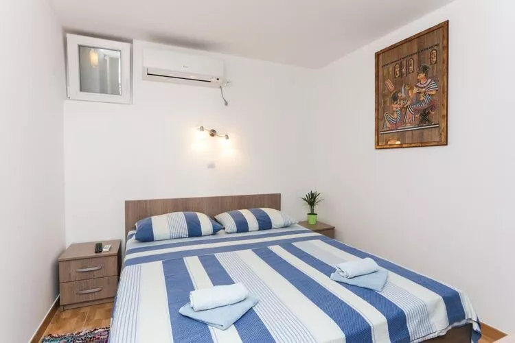 Apartments Stipo - One Bedroom Apartment with Terrace and Sea View (A4)-Bedroom