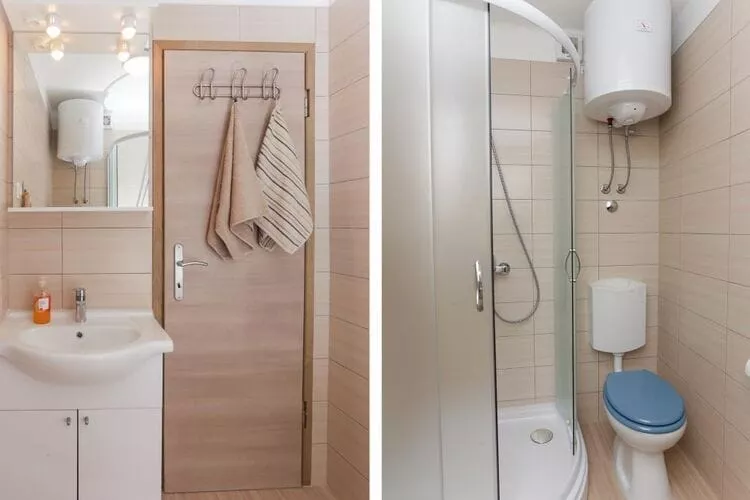 Apartments Stipo - One Bedroom Apartment with Terrace and Sea View (A4)-Bathroom