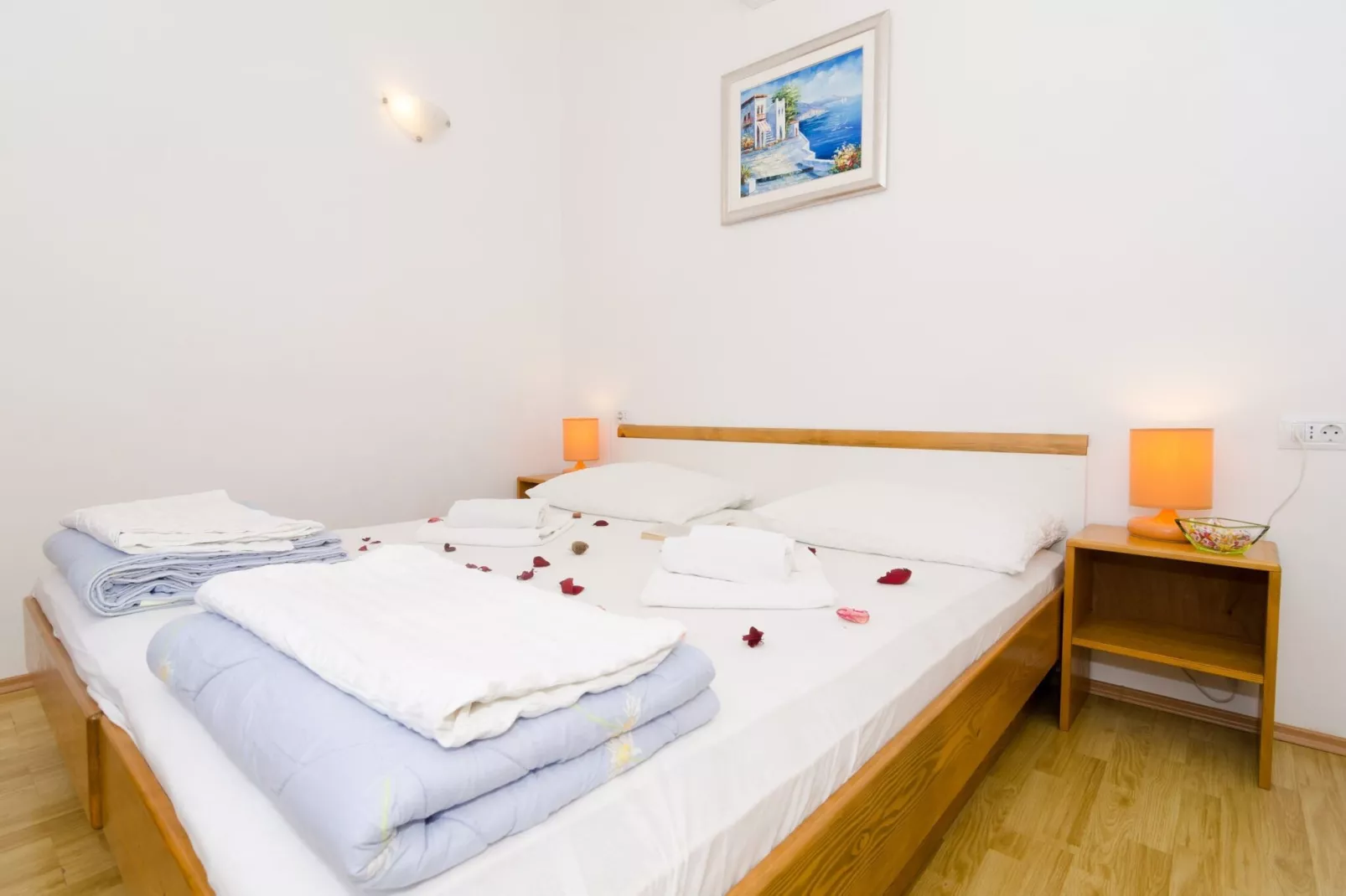 Apartments Senjo - One Bedroom Apartment with Balcony with Sea View (Apartman 1)-Chambre