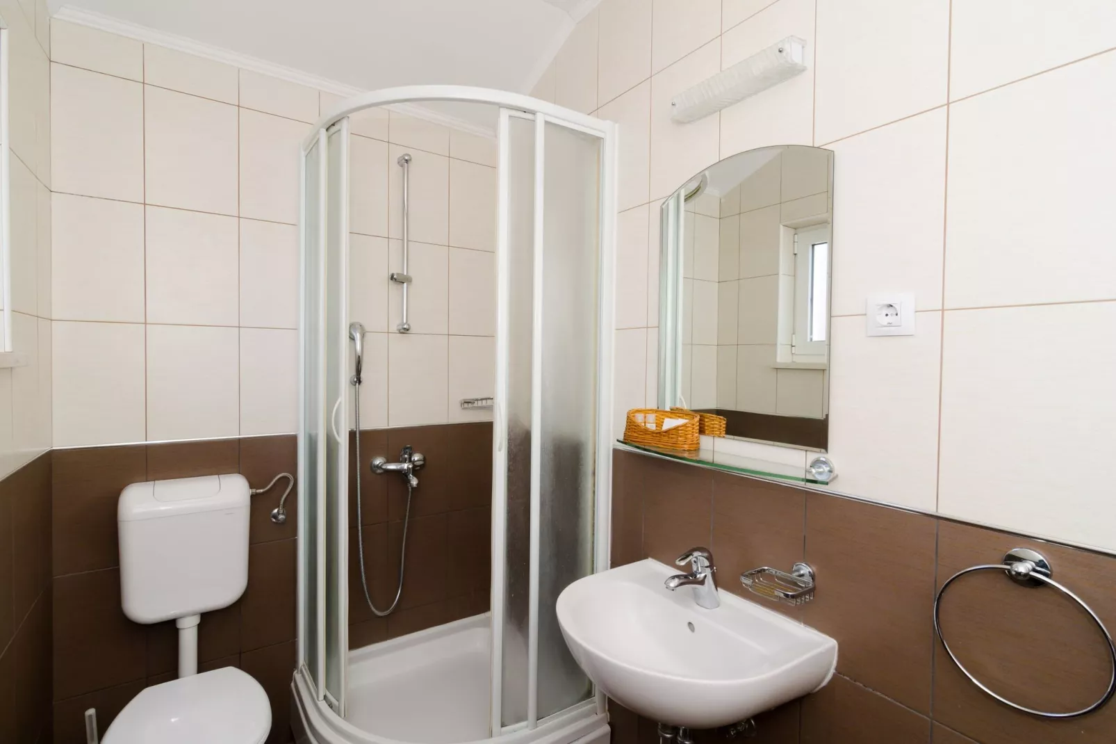 Apartments Senjo - One Bedroom Apartment with Balcony with Sea View (Apartman 1)-Salle de bain