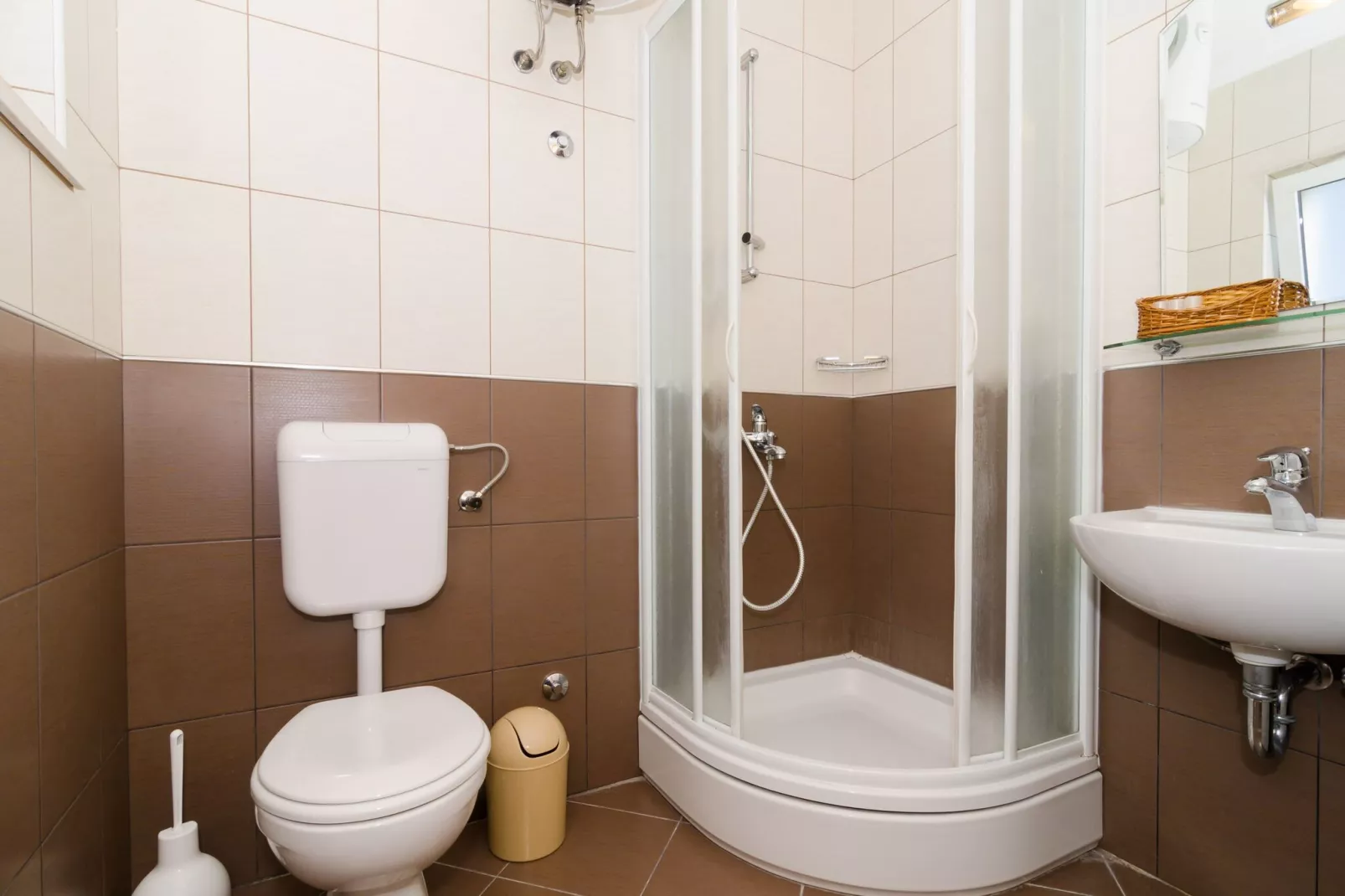 Apartments Senjo - One Bedroom Apartment with Balcony and Side Sea View (Apartman 6)-Salle de bain