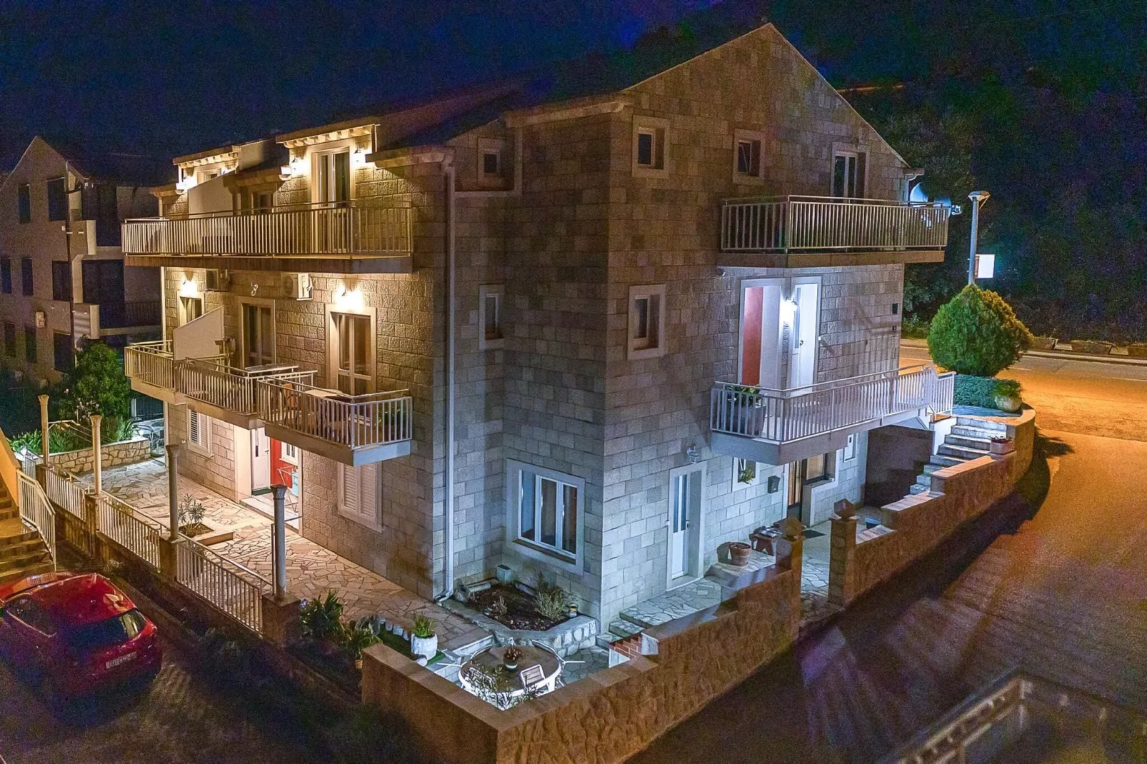Apartments Senjo - One Bedroom Apartment with Balcony and Side Sea View (Apartman 6)-Extérieur