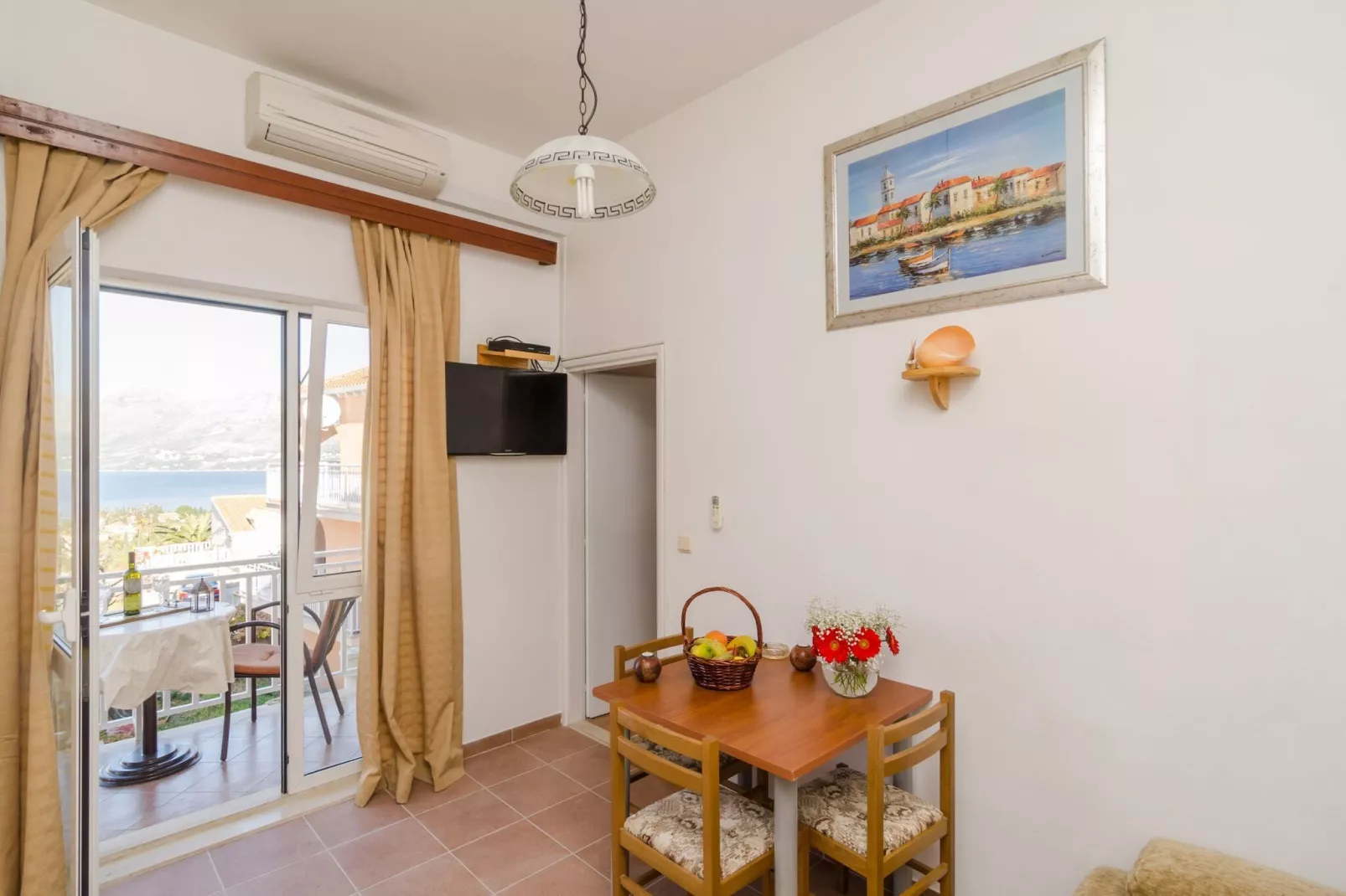 Apartments Senjo - One Bedroom Apartment with Balcony and Sea View (4 adults) (Apartman 3)-Salle à manger