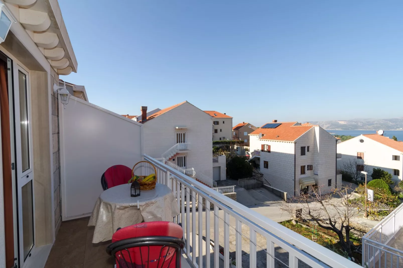Apartments Senjo - Studio Apartment with Balcony and Sea View (Apartman 2)-Balcon-terrasse