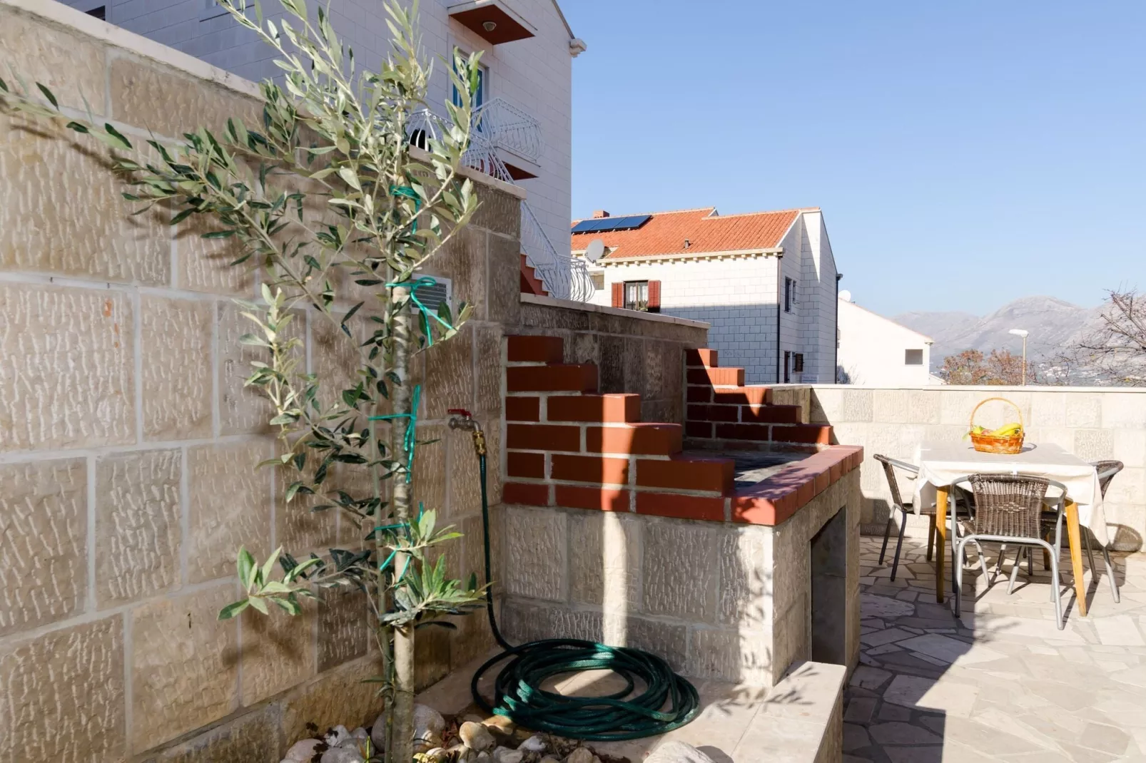 Apartments Senjo - Studio Apartment with Balcony and Sea View (Apartman 2)-Terrasse