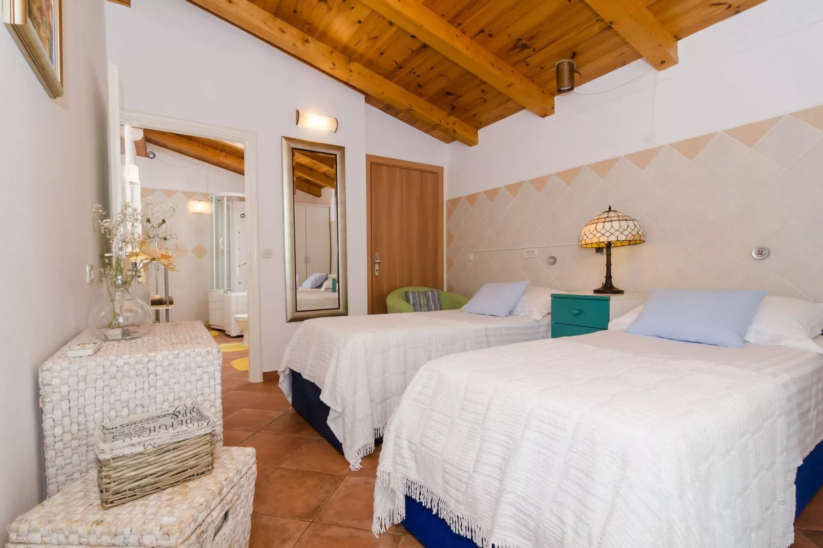 Villa Gemma - Four Bedroom Villa with Terrace and Swimming Pool-Bedroom