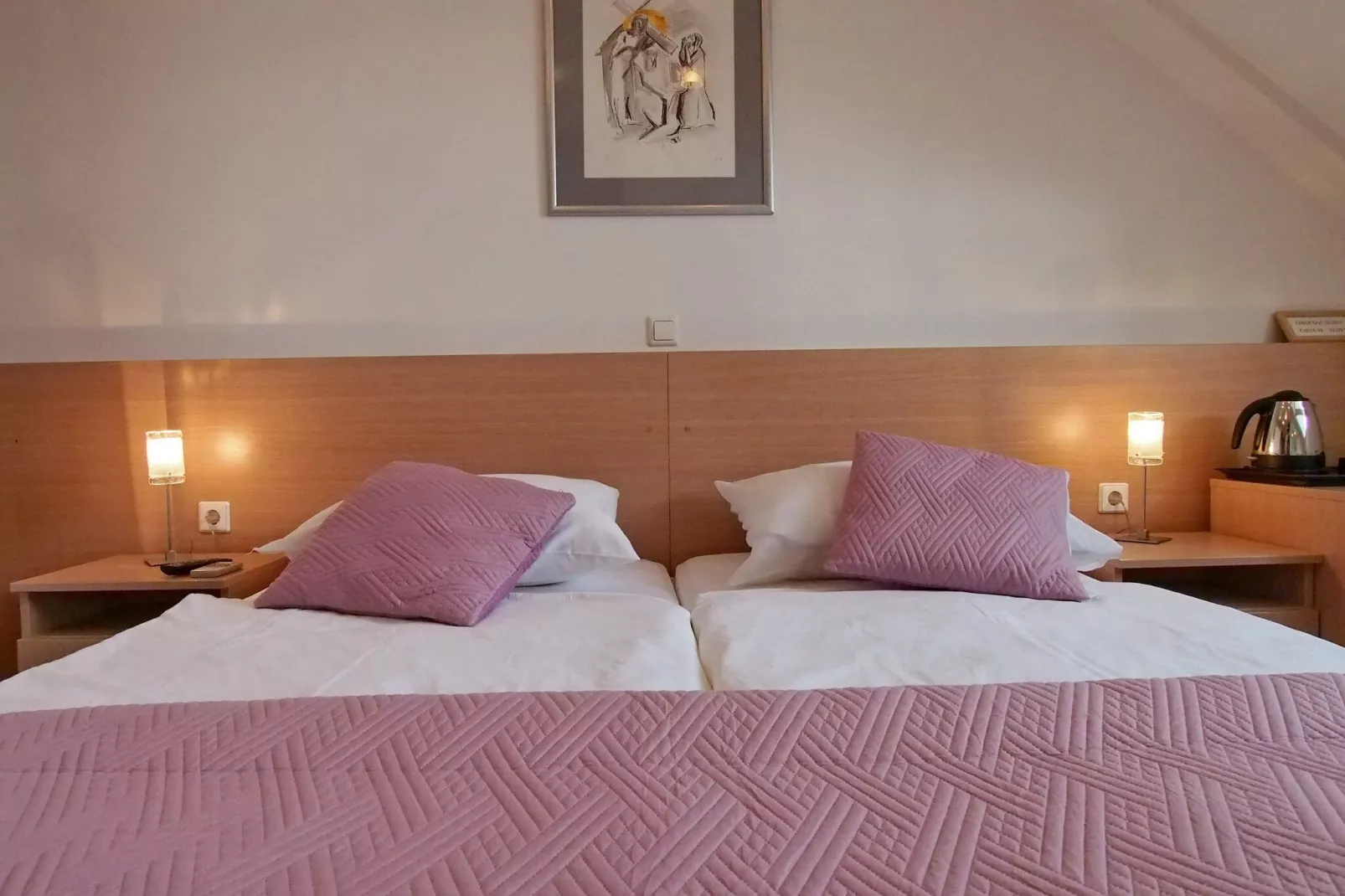 Apartment & Rooms Ivušić - Double Room with Sea View-Bedroom