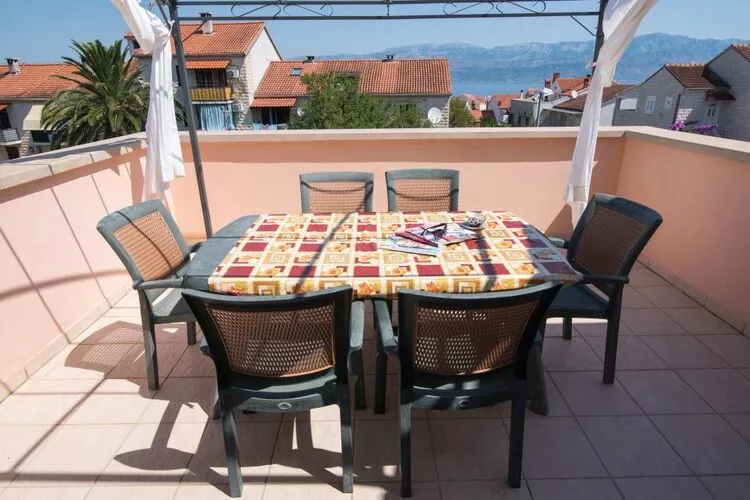 Apartments Batinic - Two Bedroom Apartment with Terrace and Sea View (ST)-Terrace