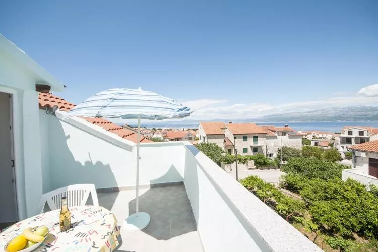 Apartments Jasenka - Studio Attic with Terrace and Sea View A2 - (ST)-Terrace