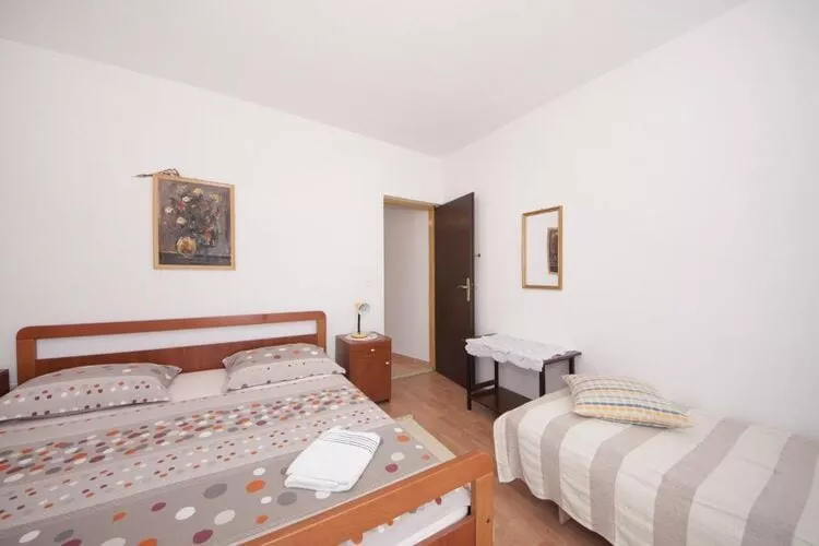 Apartments Mira -One Bedroom Apartment with Terrace and Sea View(A1)-Bedroom