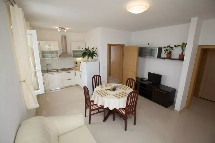 Apartments Villa Grlica - One Bedroom Apartment with Terrace and Sea View (A1)-Living room