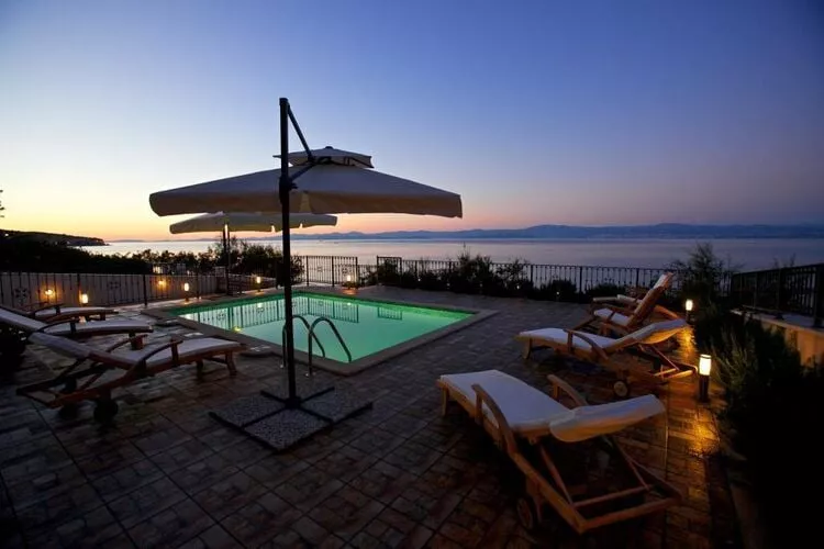 Apartments Villa Grlica - One Bedroom Apartment with Terrace and Sea View (A1)-Pool