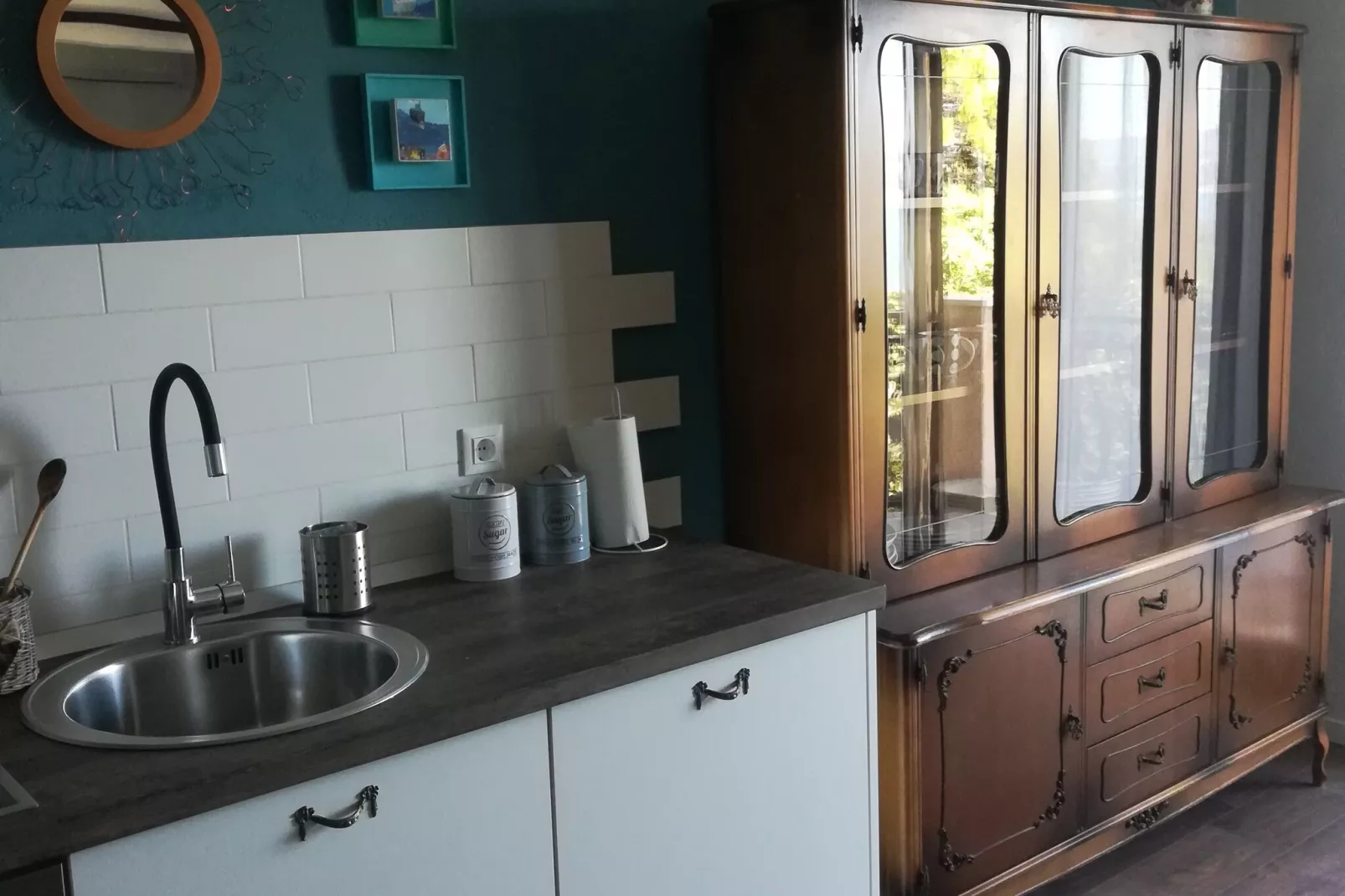 Apartments Tamara (ST)- Three Bedroom Apartment with Balcony (A1)-Kitchen