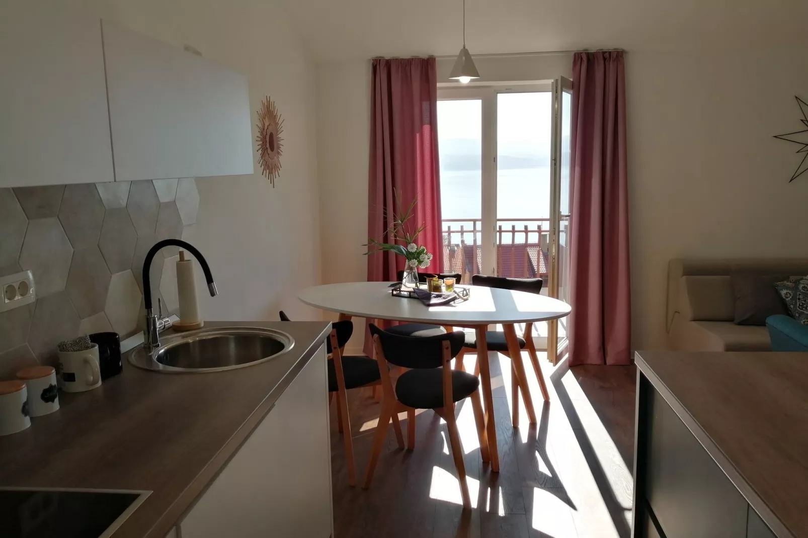 Apartments Tamara (ST)- Two Bedroom Apartment with Balcony (A2)-Kitchen