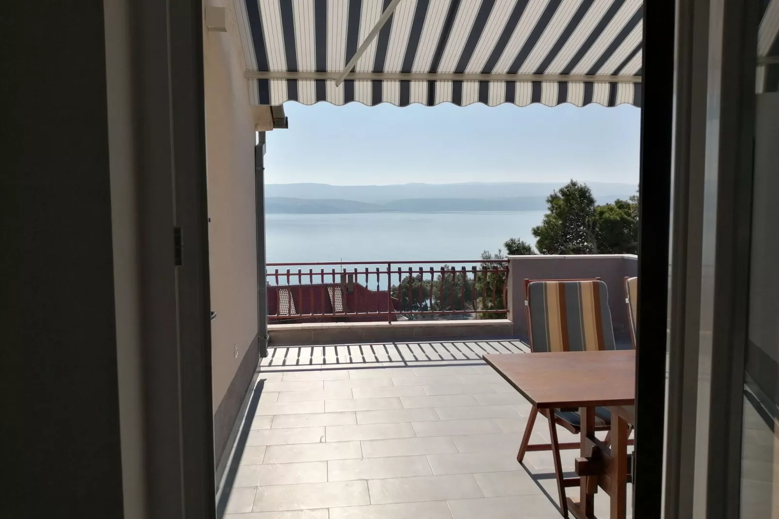 Apartments Tamara (ST)- Two Bedroom Apartment with Balcony (A2)-Terrace balcony