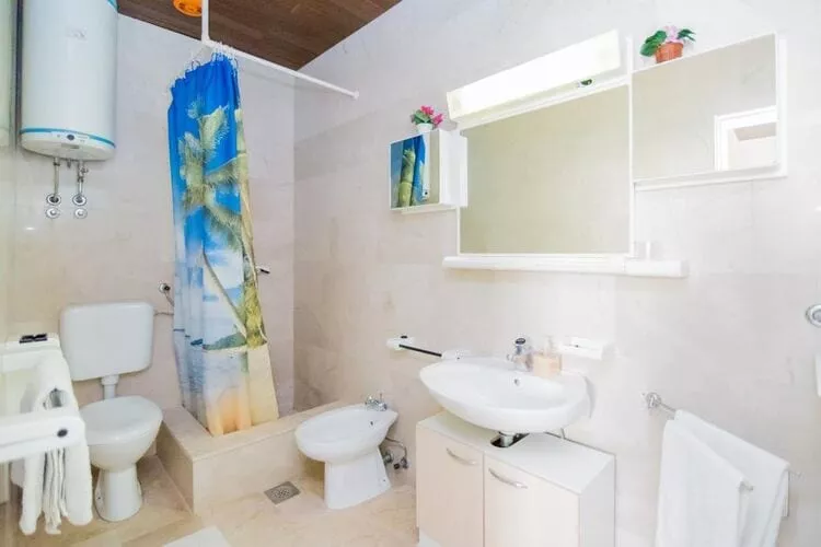 Apartments Veve - Superior Studio Apartment with Terrace  Sea View(Vesna) (ST)-Salle de bain
