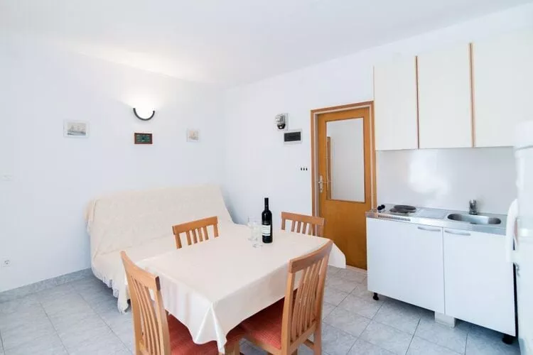 Apartments Veve - One Bedroom Apartment with Terrace Sea View(Nensi) (ST)-Salle à manger