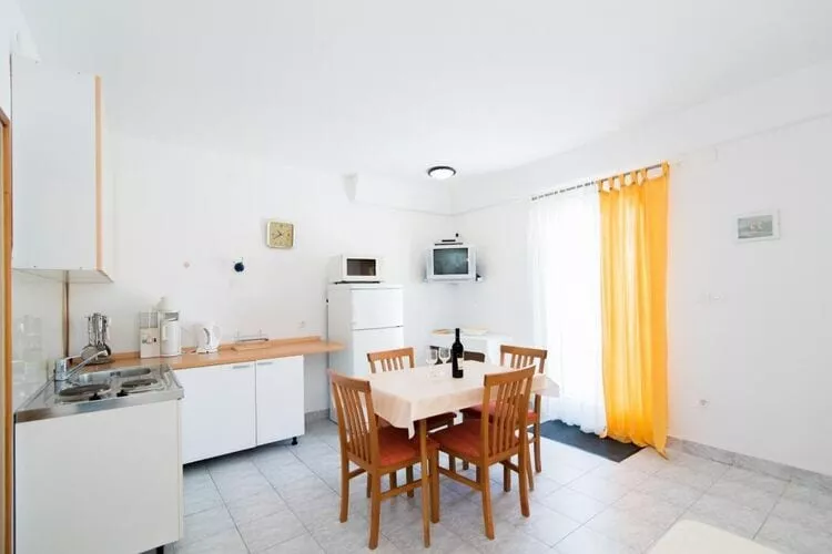 Apartments Veve - One Bedroom Apartment with Terrace Sea View(Nensi) (ST)-Salle à manger