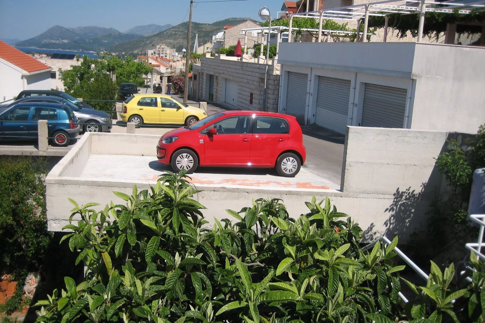 Apartments Franka - Studio with Terrace and Sea View (A2)-Parking