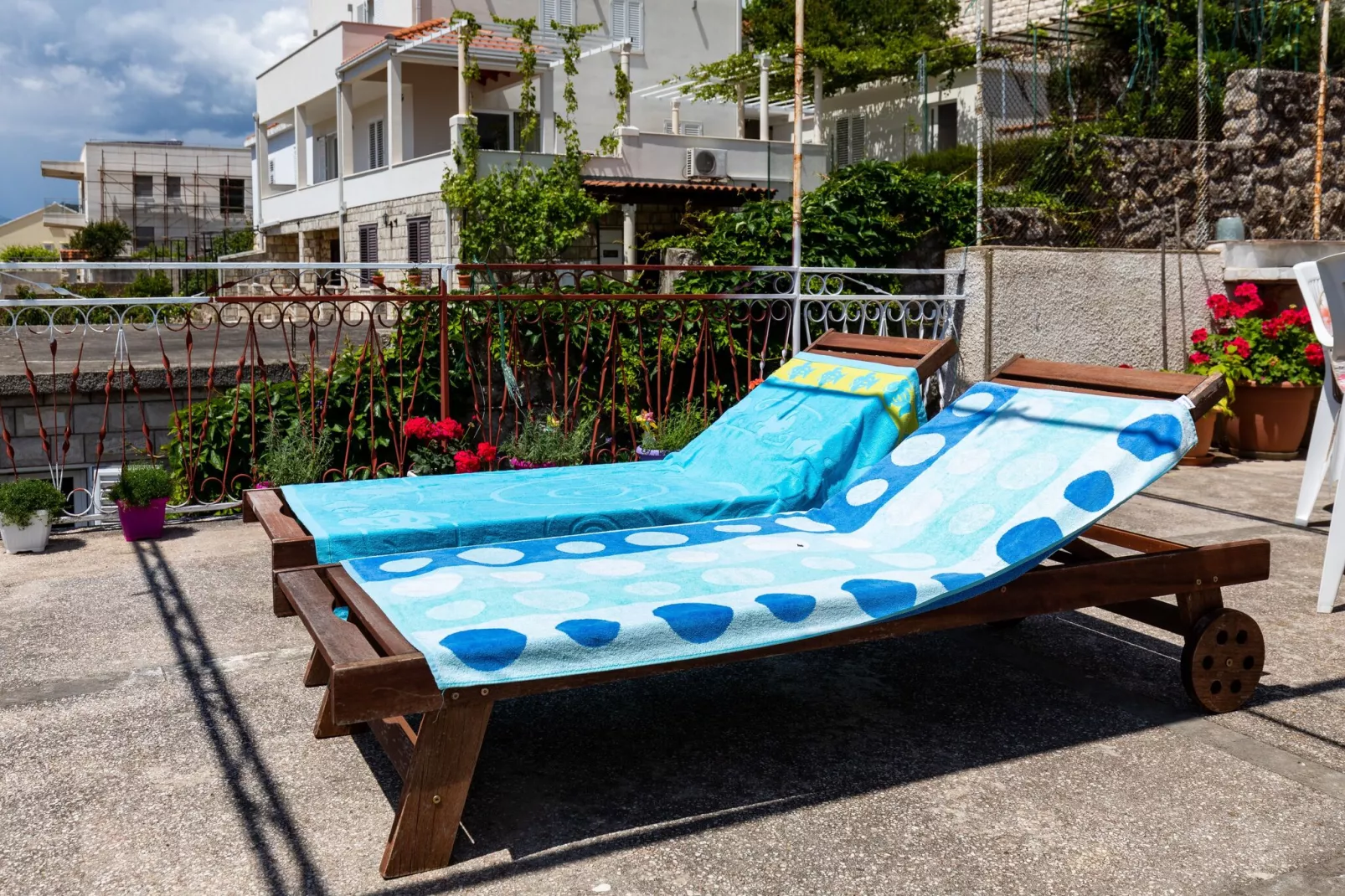 Apartments Franka - Studio with Terrace and Sea View (A2)-Terrace