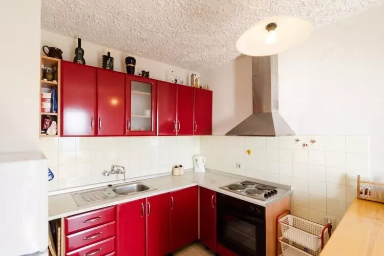 Holiday Home Jasminka - Three Bedroom Holiday Home with Terrace and Sea View-Küche