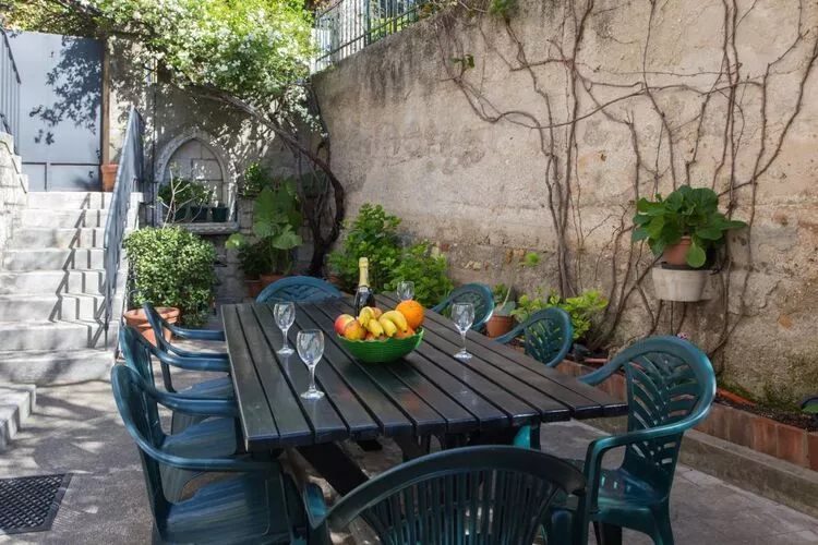 Holiday Home Patricija-Duplex Three Bedroom Apartment with Balcony and Sea View (A6+1)-Terrasse