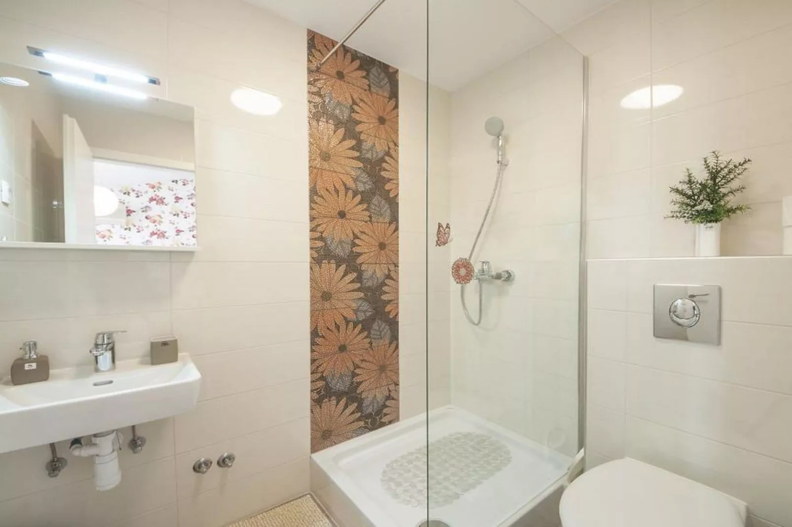 Apartments Villa Angela - Studio Apartment with Balcony and Sea View (Dajana)-Bathroom