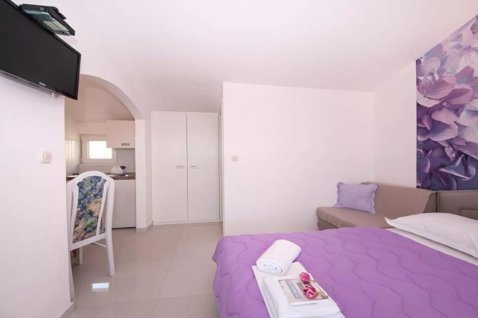Apartments Villa Angela - Studio Apartment with Terrace and Sea View (Angela)-Indoor