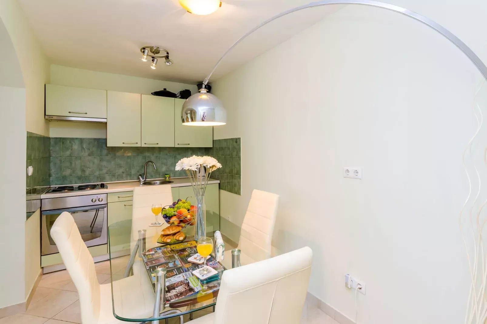 Apartment Kalea - One Bedroom Apartment with Terrace A2+2-Esszimmer
