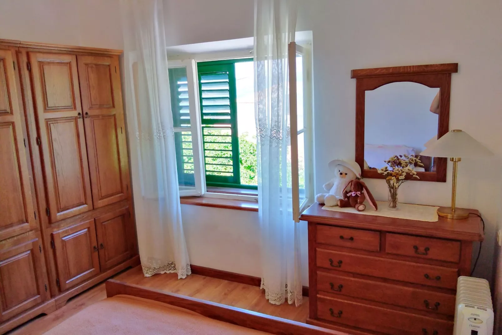Guest House Hazdovac - Two Bedroom Apartment with Terrace and Sea View-Bedroom