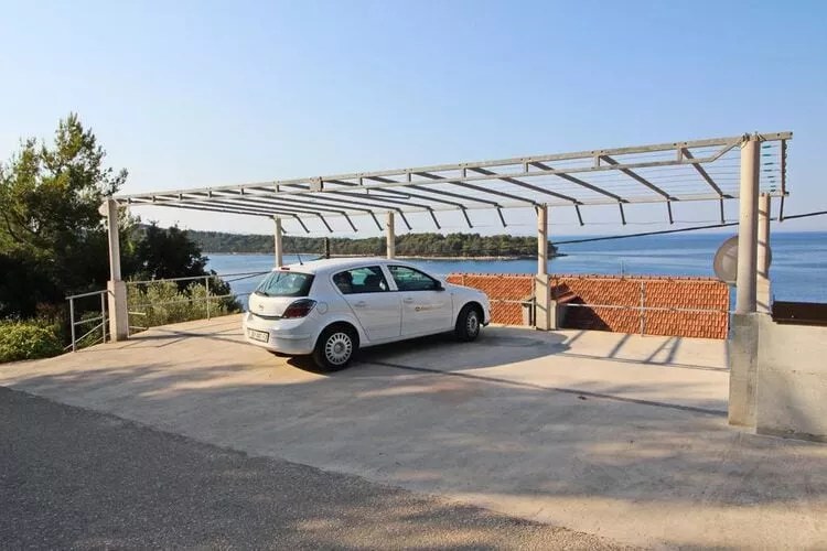 Apartments Bačić - One Bedroom Apartment with Terrace and Sea View (A2+1)-Parking